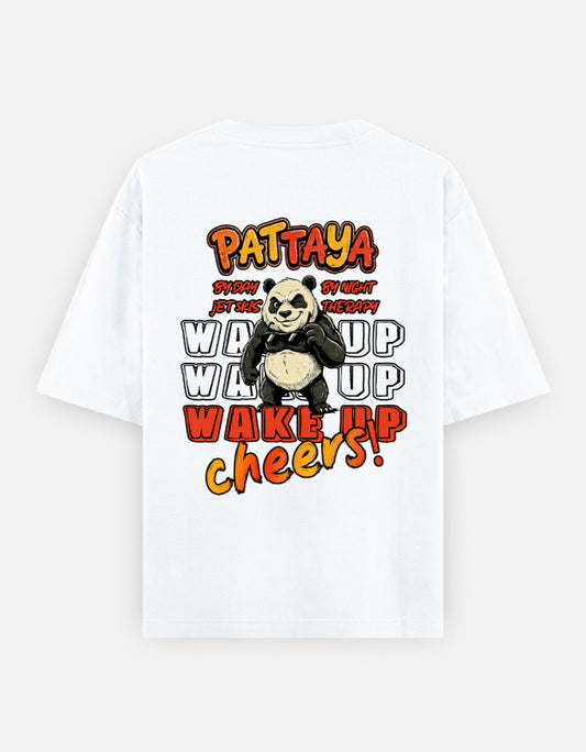 C-Labs Pattaya Wake Up Oversized Classic T-Shirt White Back_2_c_1_fd5c5fa2-97f3-4c50-a138-019c84d24b5b