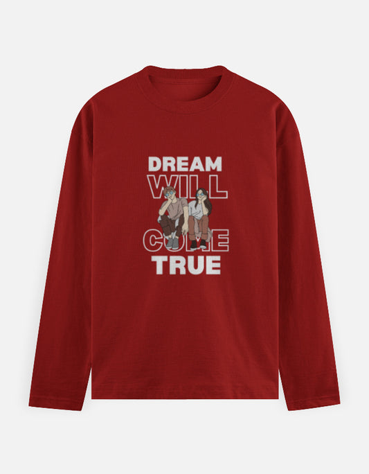 C-Labs Dream Will Come True Full Sleeve T-Shirt Red Front_1_c_10_658e2ce5-a4ac-48a5-a262-3c98d3ca59e3
