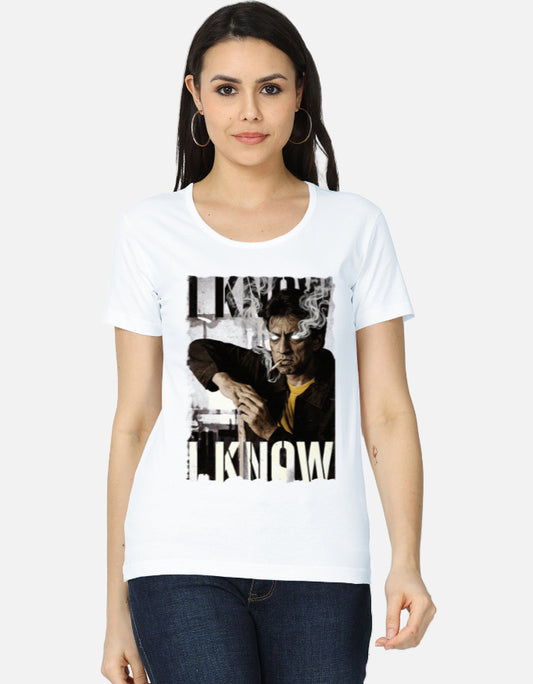 C-Labs I Know I Know Women's Classic T-Shirt White Front_1_c_1_552a0d7f-2522-4a1d-af8a-7e28bcb4564a