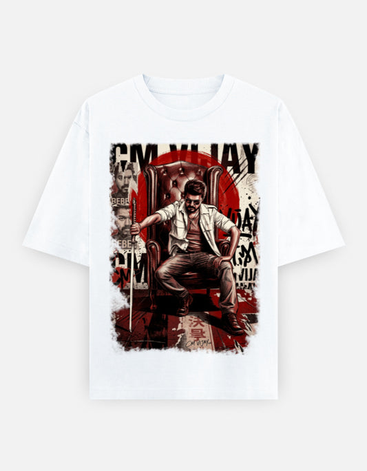 C-Labs CM VIJAY Oversized Classic T-Shirt White Front_1_c_1_574f3b28-2dae-45a1-bb1e-25922b14ec77