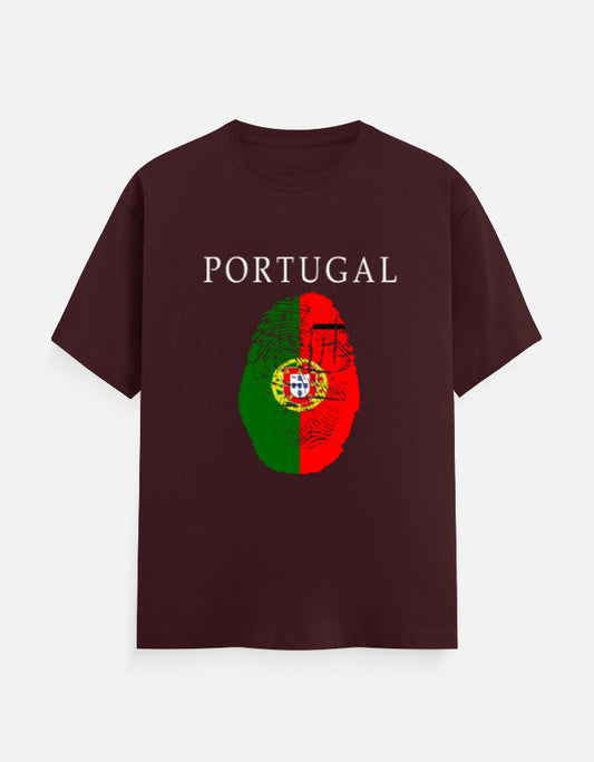 C-Labs Portugal Classic Crew T-Shirt Maroon Front_1_c_25_d14845d0-6e72-4446-8e71-b3b801591e39
