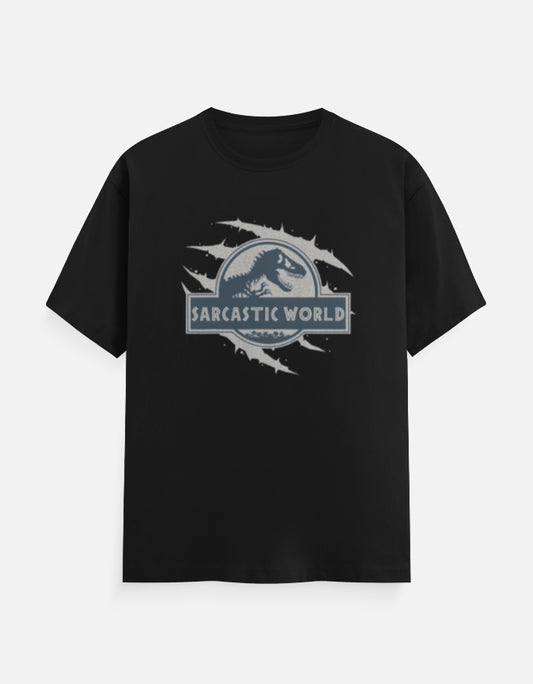 C-Labs Sarcastic World Classic Crew T-Shirt Black Front_1_c_2_88758c22-87b0-41da-be2e-197fa78fefd8