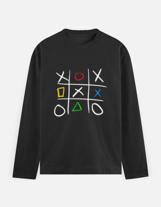 C-Labs Play Station XO Full Sleeve T-Shirt Black Front_1_c_2_ccb182f7-ee80-4945-ab2e-7b4e5fe50fe0
