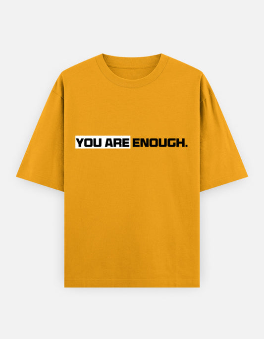 C-Labs You Are Enough Oversized Classic T-Shirt Golden Yellow Front_1_c_35_978dd833-94e1-48c3-848d-ba3efb7c3577