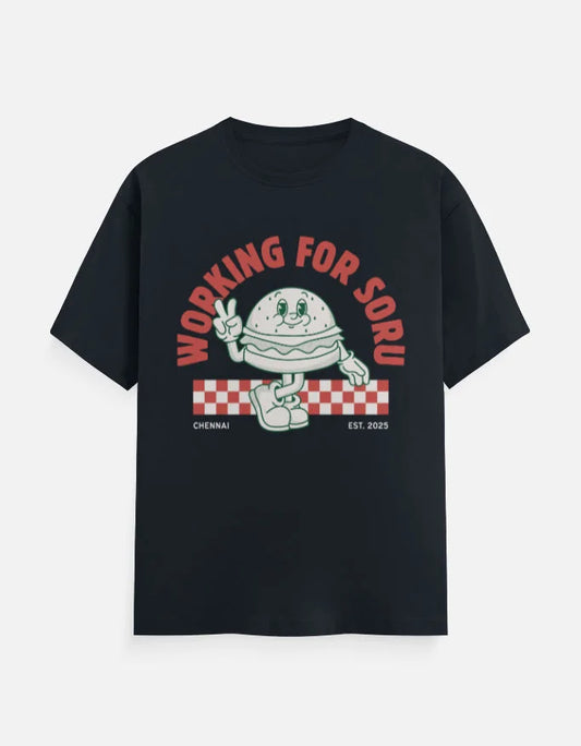 C-Labs Working For Soru Classic Crew T-Shirt Navy Blue Front_1_c_3_86ebe357-b7dd-44e7-b675-670d9fbb838c