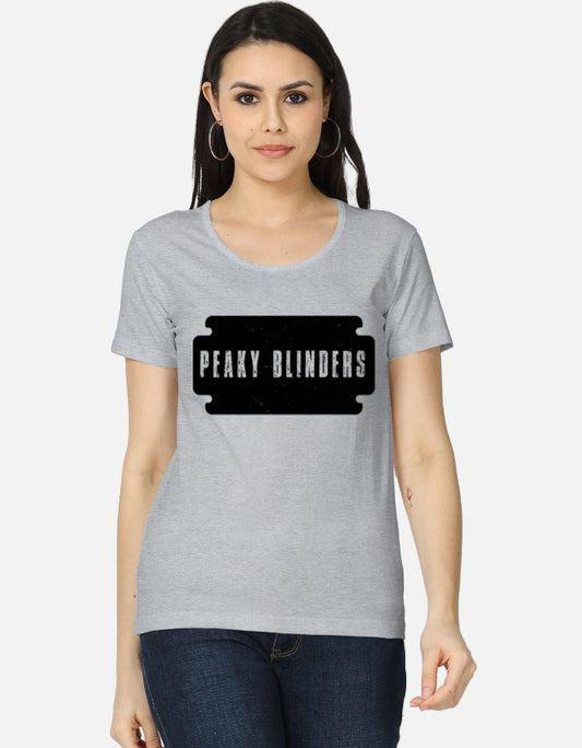 C-Labs Peaky Blinders Women's Classic T-Shirt Grey Melange Front_1_c_4_d798f8d2-b1da-4a17-948d-67d84662f322