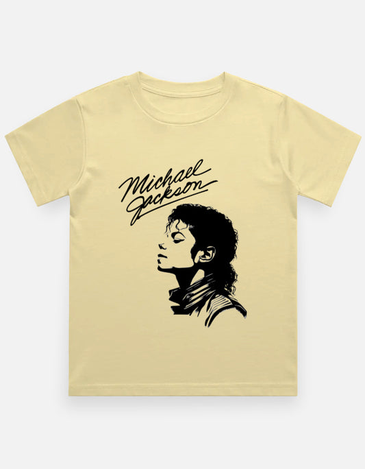 C-Labs Michael Jackson Boy Classic Crew T-Shirt Beige Front_1_c_51_68493261-f4f8-4351-932a-2597d78ef2dd