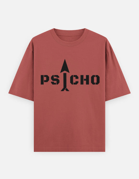C-Labs PSYCHO Oversized Classic T-Shirt Coral Front_1_c_52_0da6dcf8-c804-48e4-bdf5-424e60ee8ebb