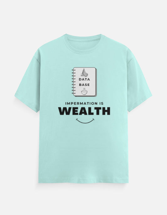C-Labs Impermation Is Wealth Classic Crew T-Shirt Mint Front_1_c_53_c696803b-f484-4707-bcda-bc664f6fce51