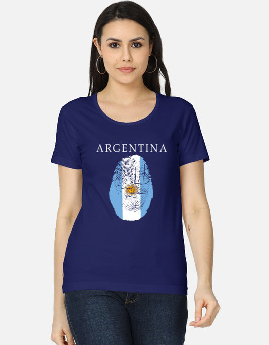 C-Labs Argentina Women's Classic T-Shirt Royal Blue Front_1_c_9_1661f13a-c574-48a8-ac4e-b7cb9a346360