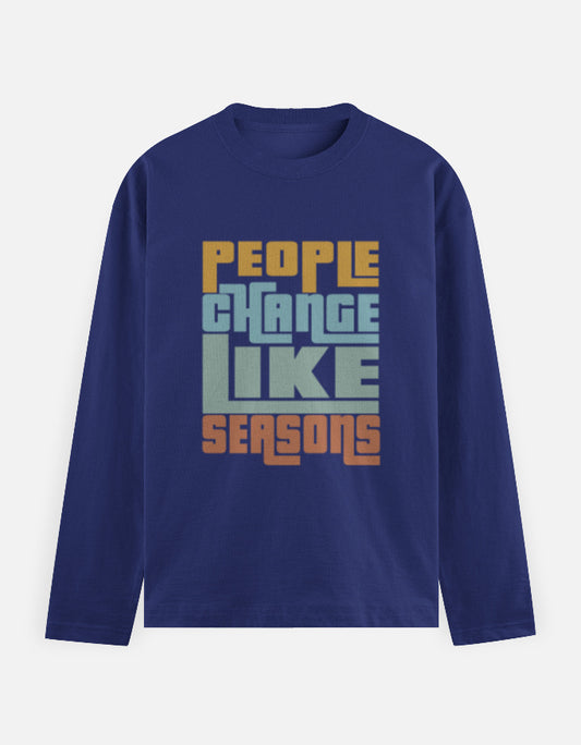 C-Labs People Change Like Seasons Full Sleeve T-Shirt Royal Blue Front_1_c_9_8146485f-73cb-4dc3-9189-9a40ef54b32c