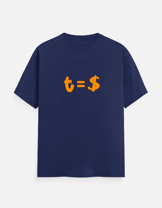 C-Labs Time Is Money Classic Crew T-Shirt Royal Blue Front_1_c_9_97ee2306-186e-4fb7-af68-740891766a4e