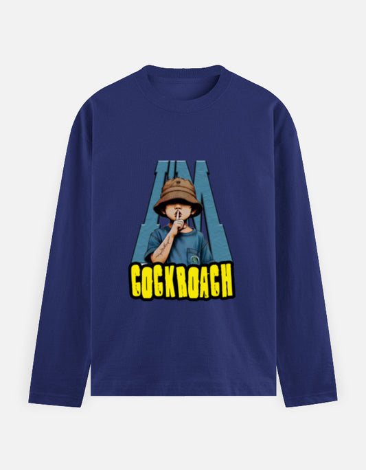C-Labs I'm Cockroach Full Sleeve T-Shirt Royal Blue Front_1_c_9_f55784ff-0958-4872-b45b-c1ec2714f075