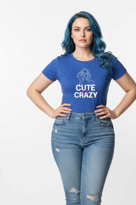 C-Labs Cute but crazy Women's Classic T-Shirt VG-40-311837515-__AT