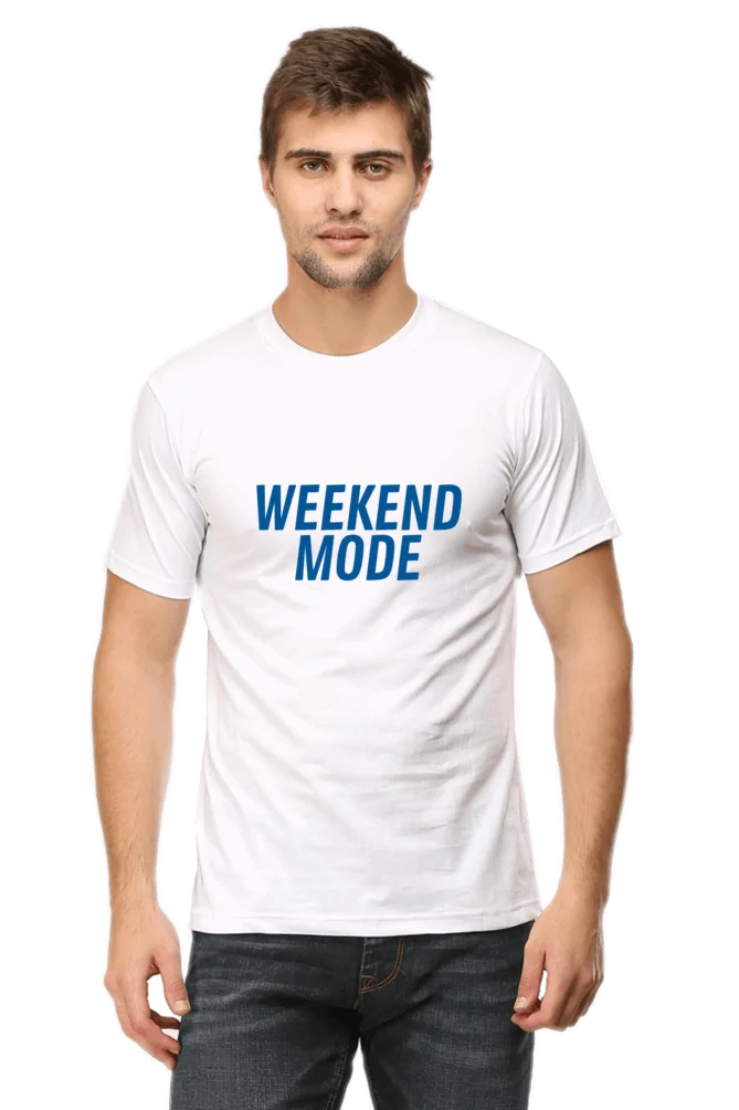 C-Labs Weekend Mode Classic Crew T-Shirt White 1-Front-1db29a5b-f978-4894-87c9-31ca1b9e2be2-_1