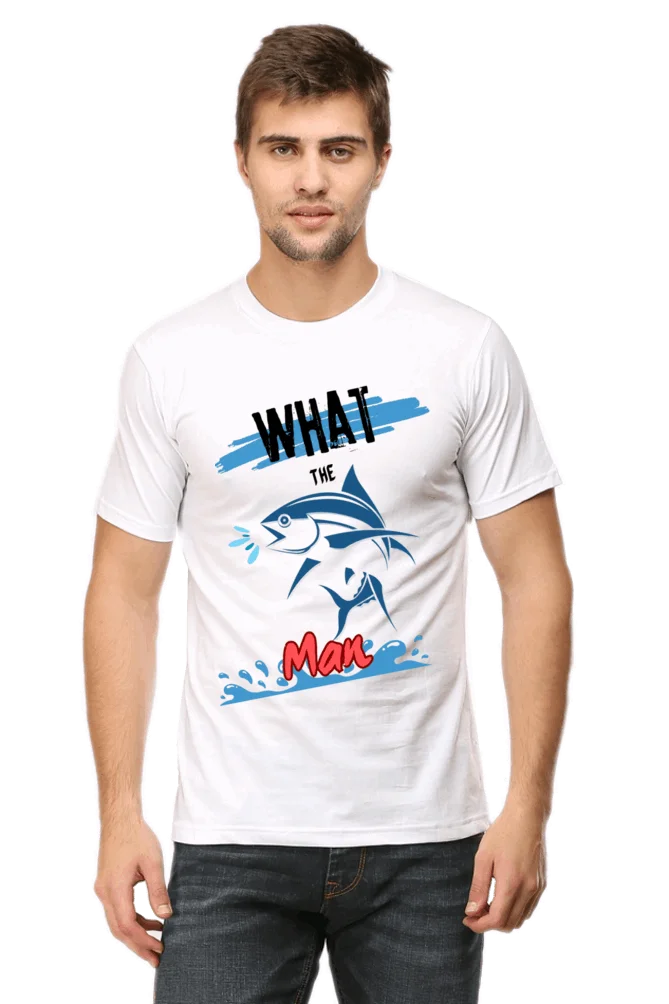 C-Labs What the Fish Classic Crew T-Shirt White 1-Front-4cb4dd68-bbc3-400a-a370-081c94eaf4df-_2