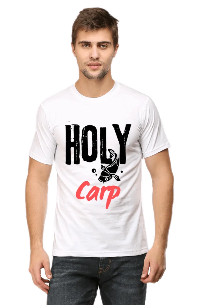 C-Labs Holy Carp Classic Crew T-Shirt White 1-Front-d8574515-f373-46ac-b1c6-84ebc998aa40-_4