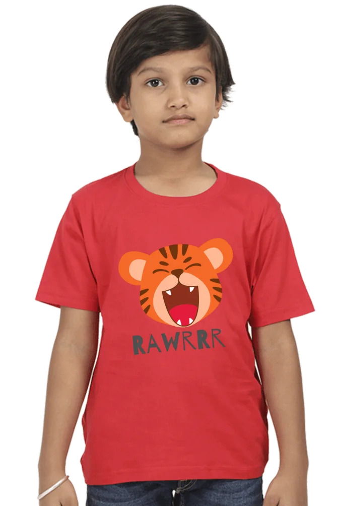 C-Labs Rawrrrr Boy Classic Crew T-Shirt Red 10-Front-51e5f423-371c-4350-9b92-4986e025fbea-_3