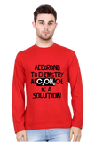 C-Labs Alcohol is a solution Full Sleeve T-Shirt Red 10-Front-b85e6c49-c6a8-428f-8920-c7731b202cea-_3