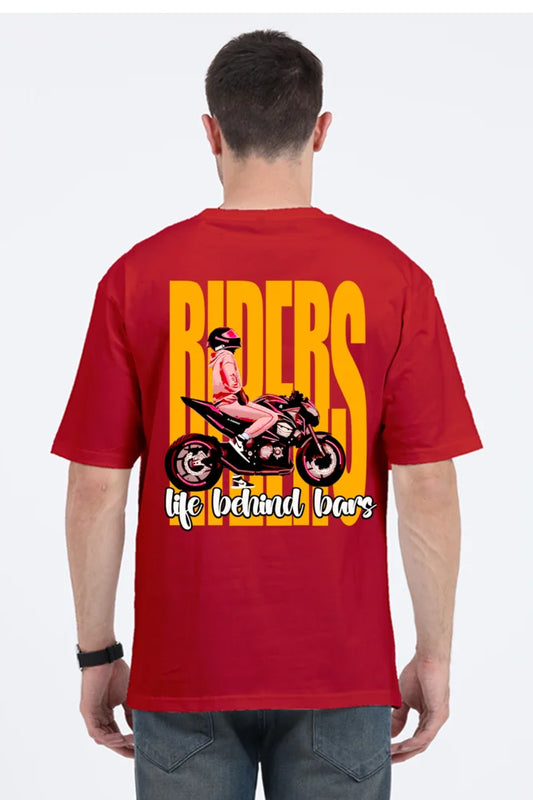 C-Labs Life behind bars Oversized Classic T-Shirt 10_Back