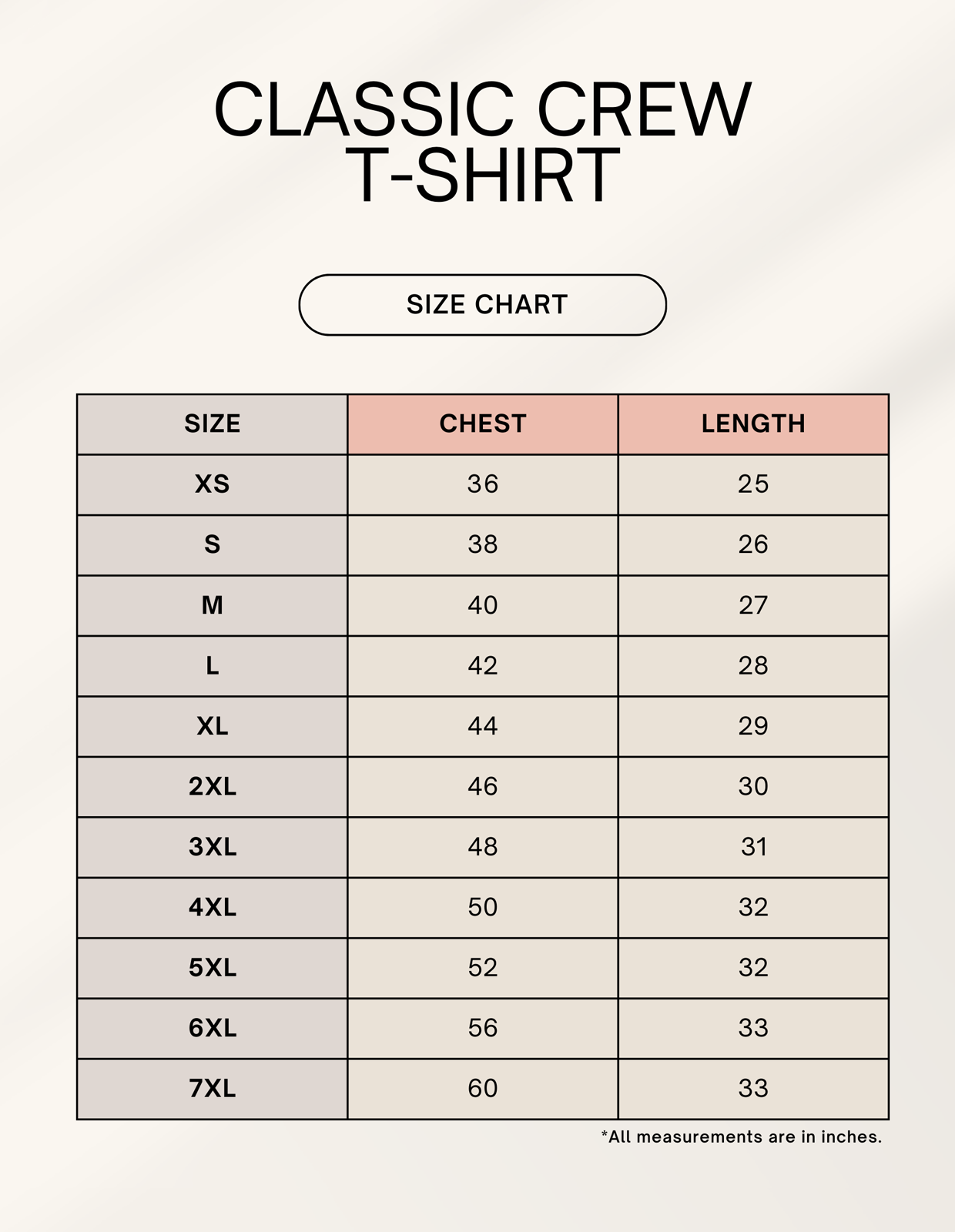 C-Labs Camera Focus Classic Crew T-Shirt 1744980287sizechart_1c84293e-0a3a-46e9-bce2-d6ba9d2bb12d