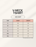 C-Labs C-Standard: V Neck T-Shirt V-Neck T-Shirt 1745038848sizechart