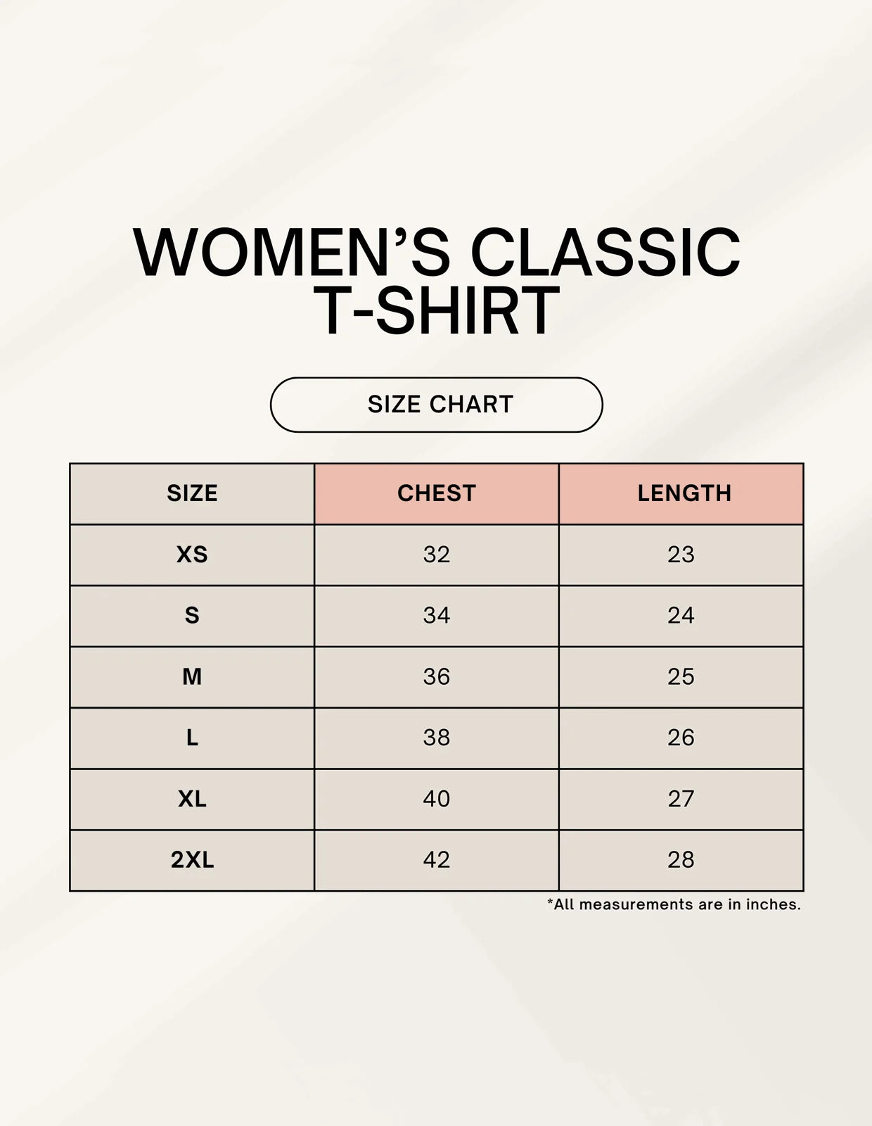 C-Labs Music Women's Classic T-Shirt 1745043608sizechart-_15