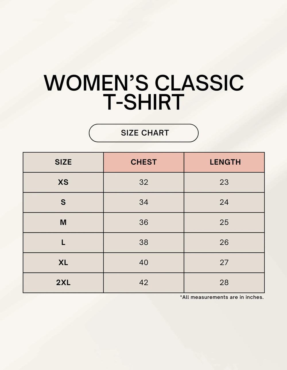 C-Labs Music Women's Classic T-Shirt 1745043608sizechart-_15