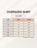 C-Labs C-Standard: Oversized Shirt Oversized Shirt 1745043710sizechart