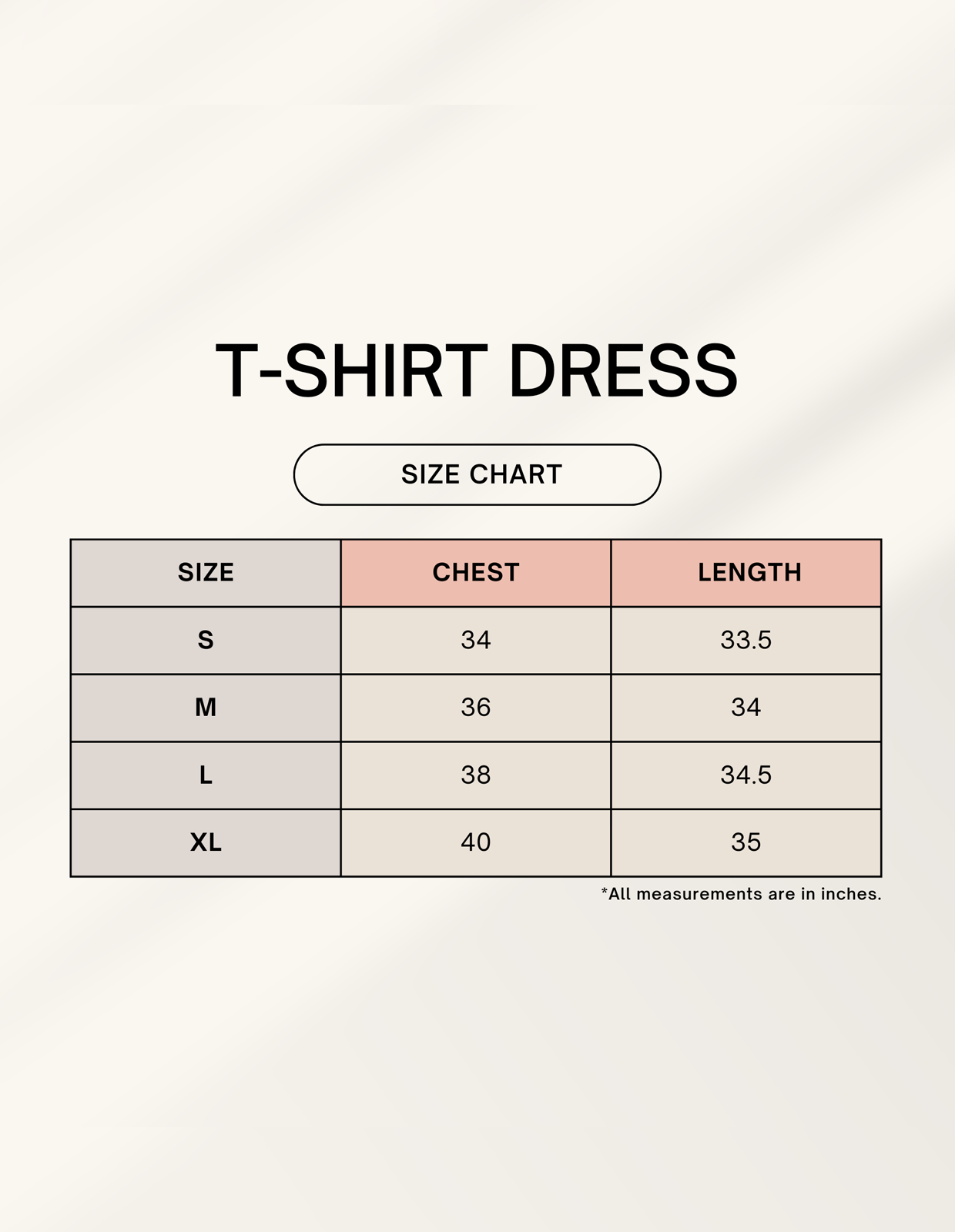 C-Labs C-Standard: T-Shirt Dress T-Shirt Dress 1745047225sizechart