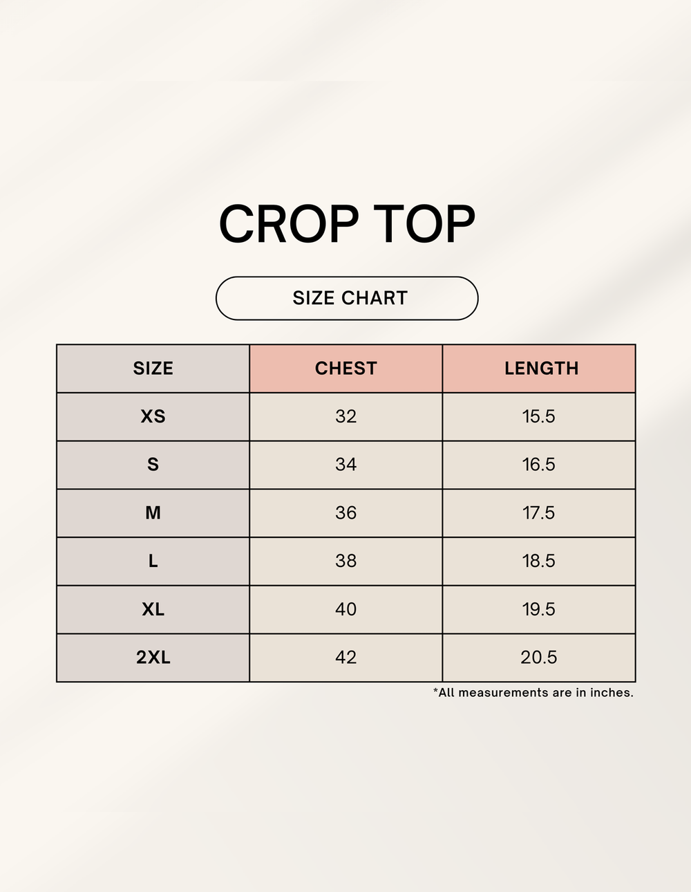 C-Labs C-Minimal: Crop Top Crop Top 1745047541sizechart_9cab5640-a0f3-4cf1-bbfd-28ca0df5a7fd