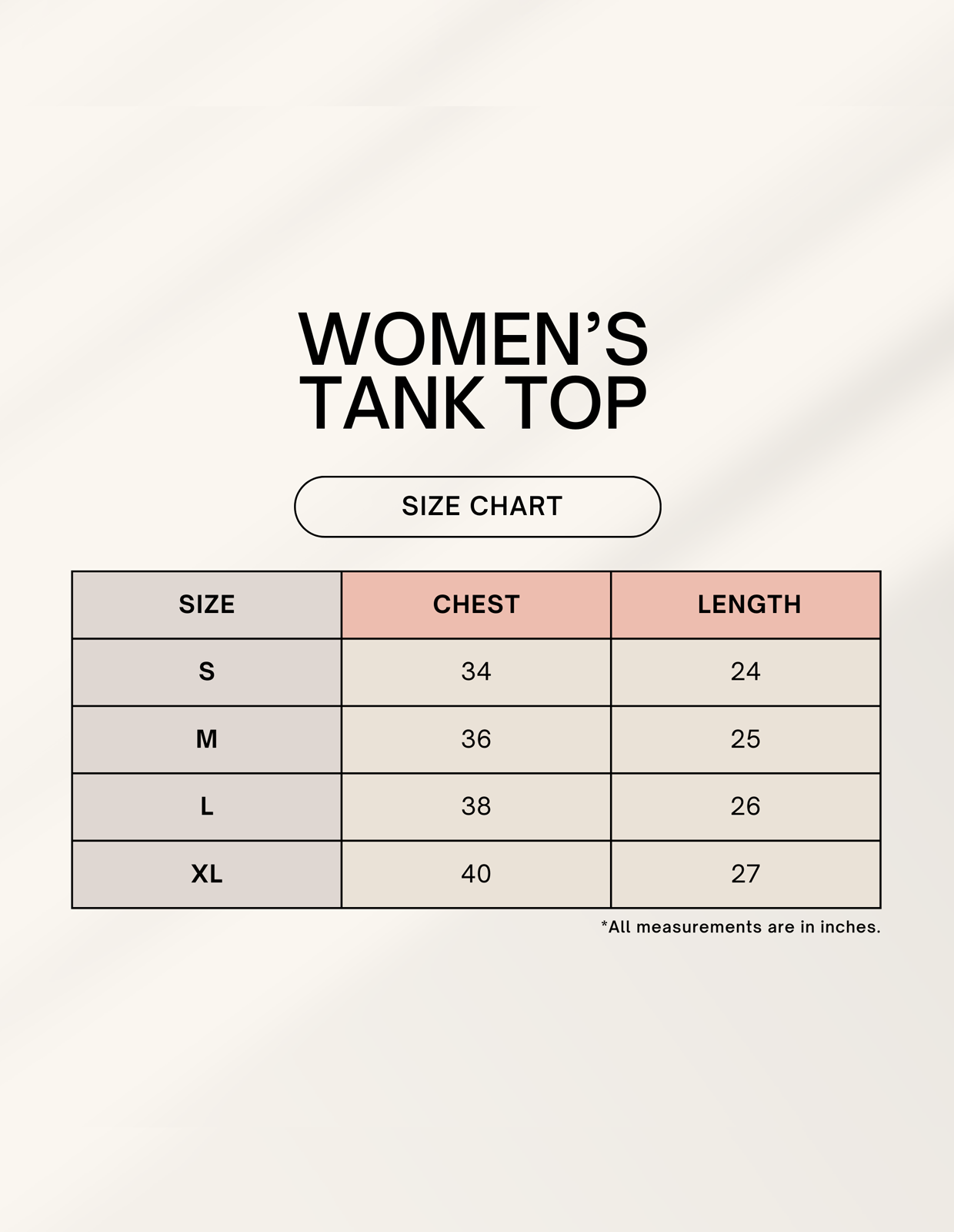 C-Labs C-Minimal: Tank Top Tank Top 1745052522sizechart