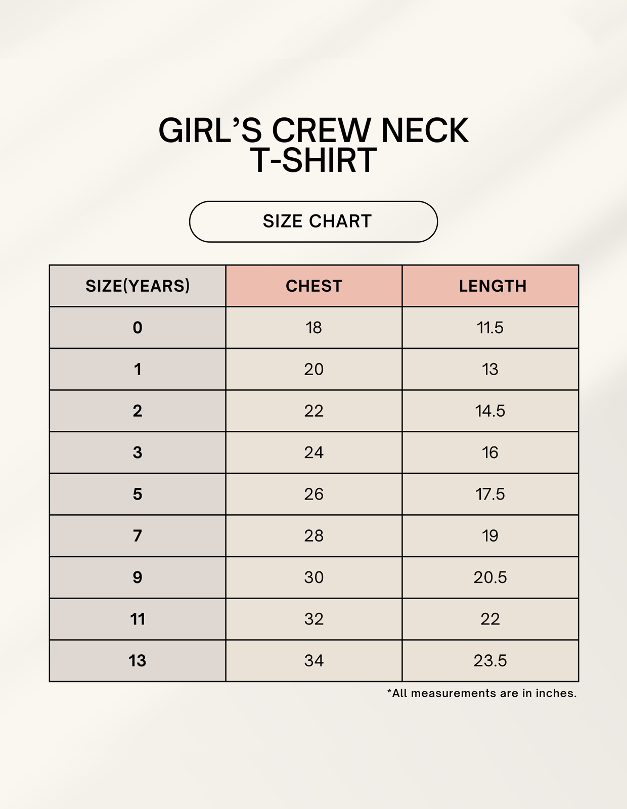 C-Labs This Girl Is Gorgeous Girl Classic Crew T-Shirt 1745057708sizechart