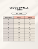 C-Labs Smooth Criminal Girl Classic Crew T-Shirt 1745057708sizechart_d88976bd-5f14-4990-ba9c-225e192d2779