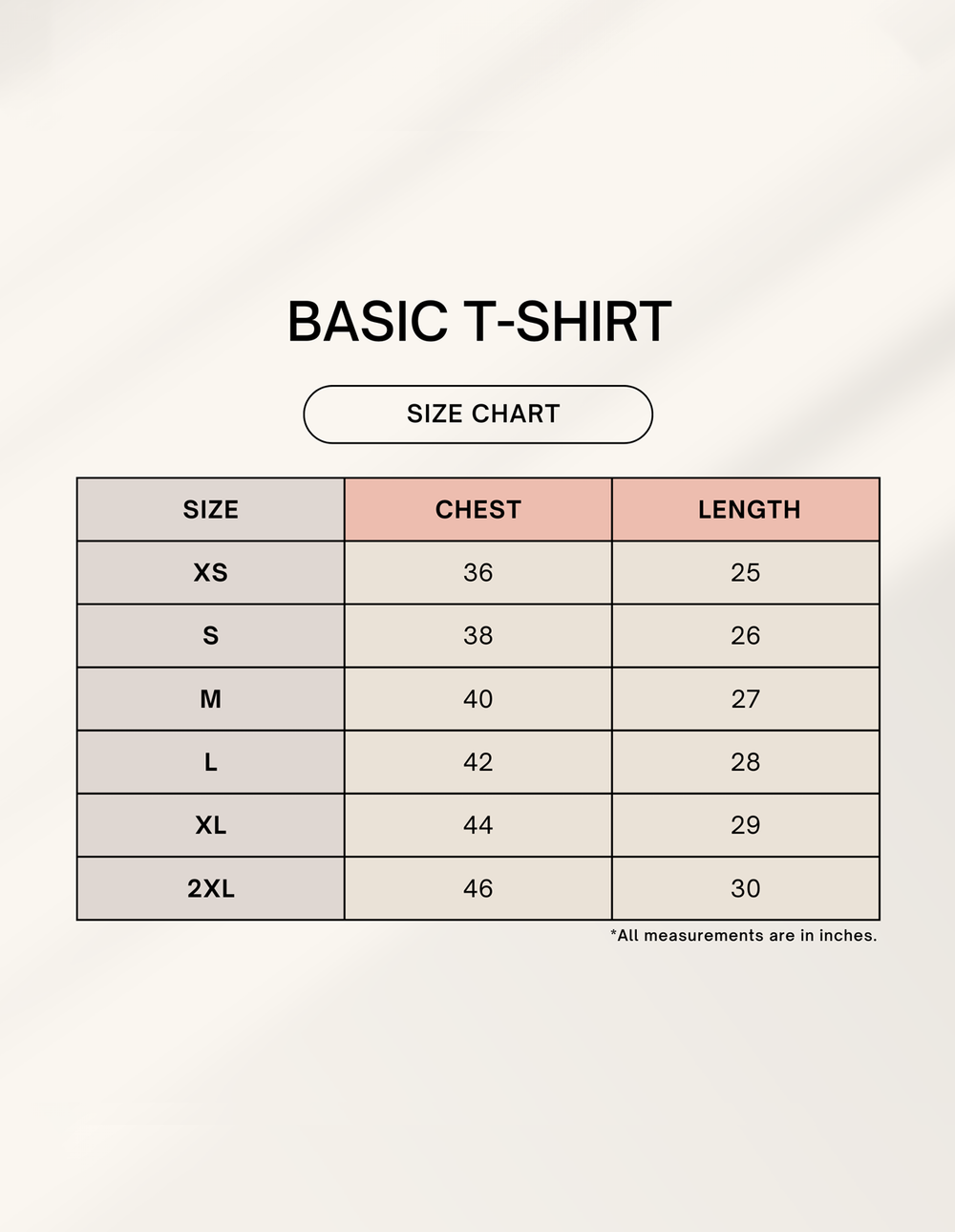 C-Labs C-Minimal: Basic T-Shirt Basic T-Shirt 1745062602sizechart_c26dae5f-ce14-4d0a-8ac3-de451e082dae