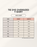 C-Labs C-Standard: Tie Dye Oversized T-Shirt Tie Dye Oversized T-Shirt 1750499661sizechart