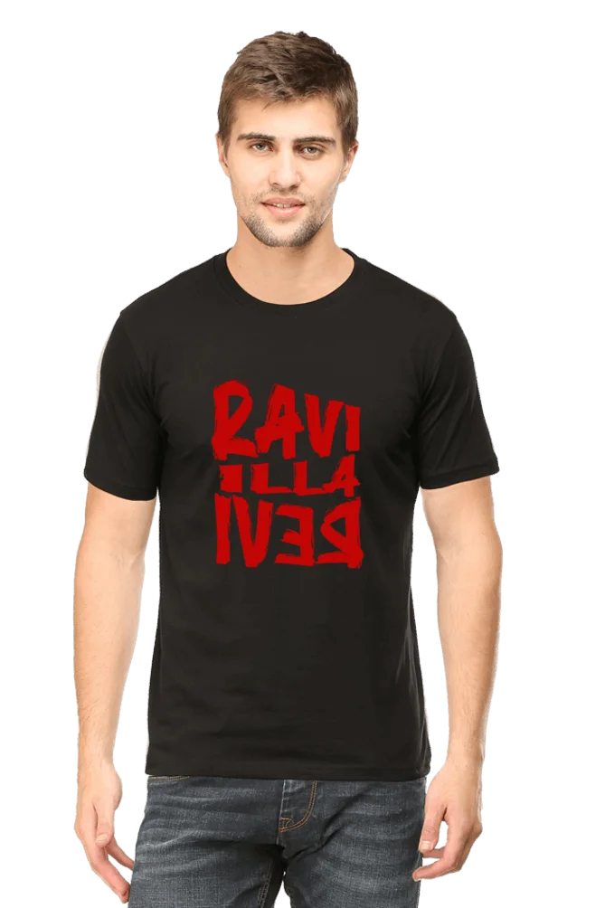 C-Labs Ravi illa revi Classic Crew T-Shirt Black 2-Front-00e1931c-15db-4538-8efc-a878a524255c-_1
