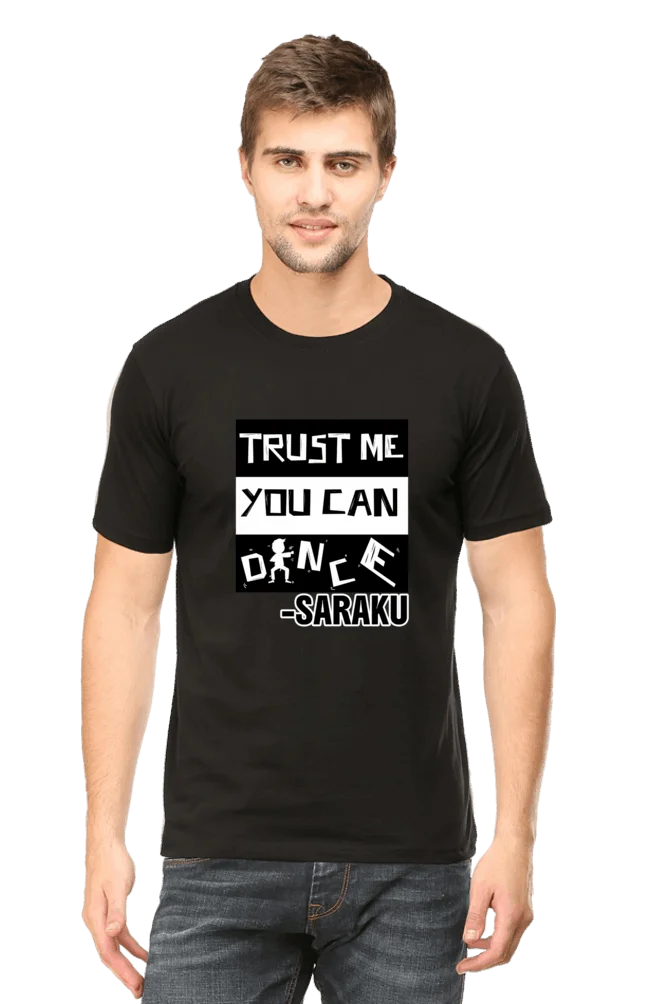 C-Labs Trust me you can dance Classic Crew T-Shirt Black 2-Front-46a10703-d260-4e9c-a0e8-fbf59bf6778b-_3