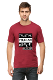C-Labs Trust me you can dance Classic Crew T-Shirt Maroon 25-Front-41c8089c-d415-43a0-97ec-600914036464-_9