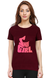 C-Labs Swag Girl Women's Classic T-Shirt Maroon 25_Front_3168b6d5-2a30-48b5-ae9c-14ac233a9aa5