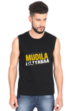 C-Labs Mudiyala da Sleeveless T-Shirt Black 2_Front_adf101ad-6c6f-4388-9425-a0b9f3d2da70