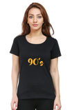 C-Labs 90's Women's Classic T-Shirt Black 2_Front_b36450ce-a227-4d77-851f-5d78b5ff7710