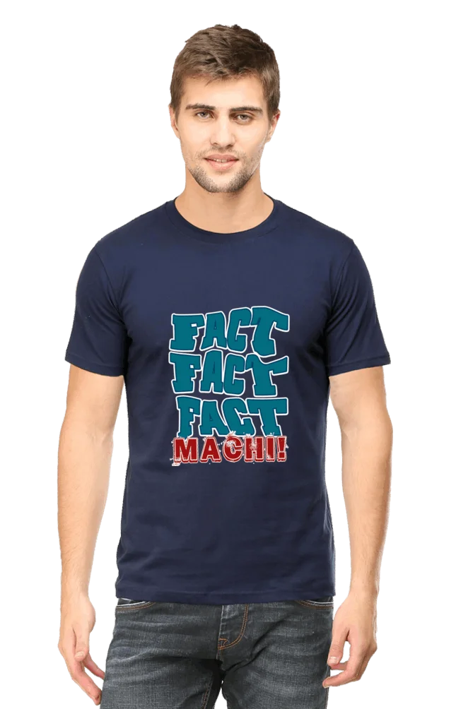 C-Labs Fact Fact Fact Machi Classic Crew T-Shirt Navy Blue 3-Front-80a98ded-50f5-4183-934d-60de10f64744-_7