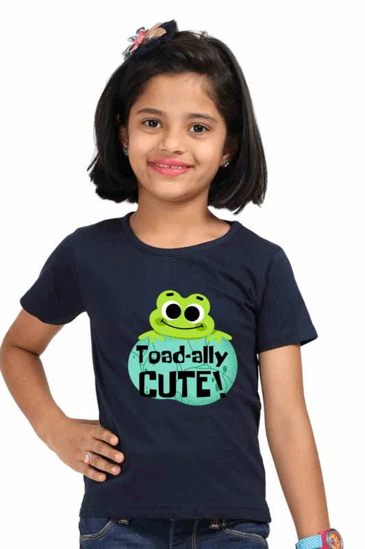 C-Labs Toadly-Cute Girl Classic Crew T-Shirt Navy Blue 3-Front-d54e08a0-ae0c-4e48-bcbe-5e7cca08d7b6-_2