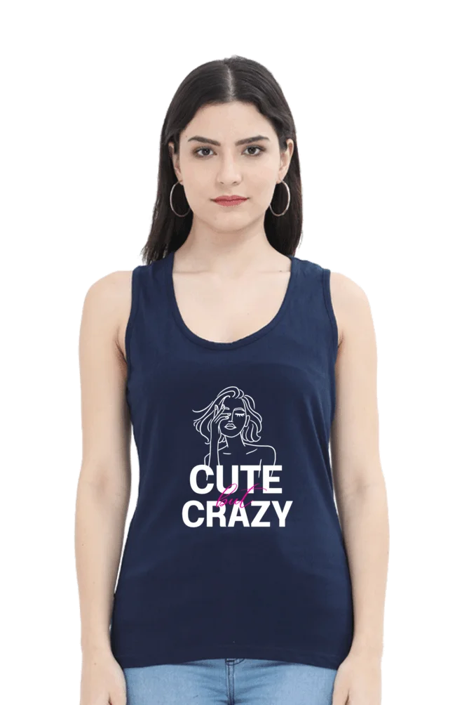 C-Labs Cute but crazy Crop Top Navy Blue 3-Front-e94c83d3-e6b4-4627-9d6b-d1622ac5ff0a-_2