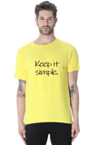 C-Labs Keep it simple Classic Crew T-Shirt New Yellow 30-Front-8142167d-1c8a-42c8-b7e0-39e733ae720b-_9