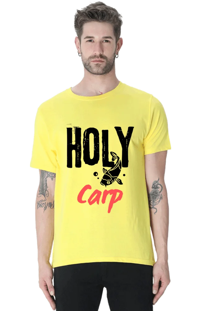 C-Labs Holy Carp Classic Crew T-Shirt New Yellow 30-Front-95dd5a08-3acd-455e-bc6d-559033afc7a9-_1