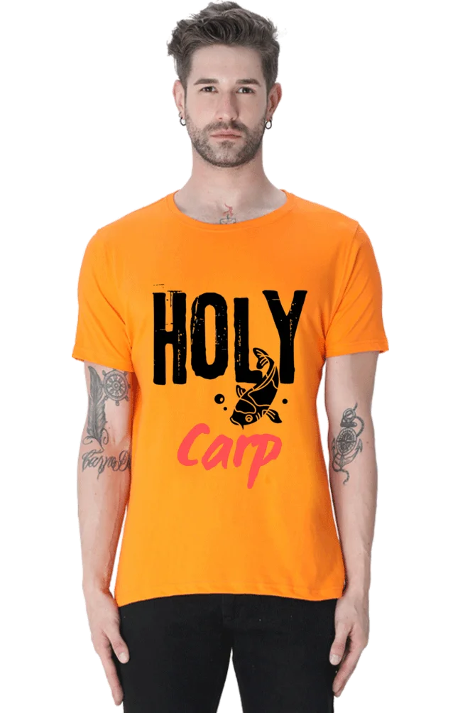 C-Labs Holy Carp Classic Crew T-Shirt Orange 33-Front-80440032-bc7f-4e2f-8e4b-9e73019714e5-_2