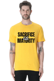 C-Labs Sacrifice is maturity Classic Crew T-Shirt Golden Yellow 35-Front-8b48de64-b633-4299-911e-c6722c91e8dc-_2