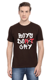 C-Labs Boys don't cry Classic Crew T-Shirt Coffee Brown 37-Front-d0be061b-2f80-420d-ade4-76fb1cee1863-_10